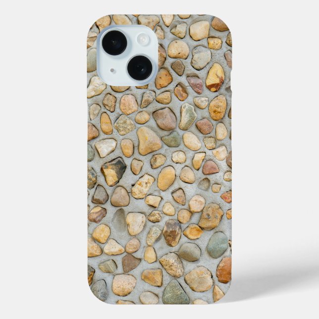 Rustikale Kieselsteinmauer  Case-Mate iPhone Hülle (Rückseite)