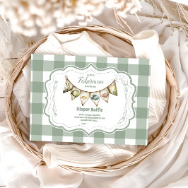 Rustikale Klein-Fischer-Fischerei Begleitkarte