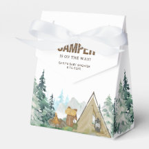 Rustikale kleine Camper Kinderdusche