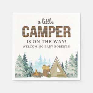 Rustikale kleine Camper Kinderdusche Serviette
