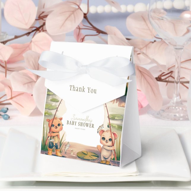 Rustikale Kleine Fisherman Reeling in Joy Baby Dus Geschenkschachtel (Von Creator hochgeladen)