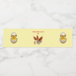 Rustikale kleine Stern Baby-Party Wasserflaschenetikett