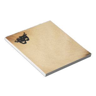 Rustikale Komödien-und Tragödie-Theater-Masken Notizblock