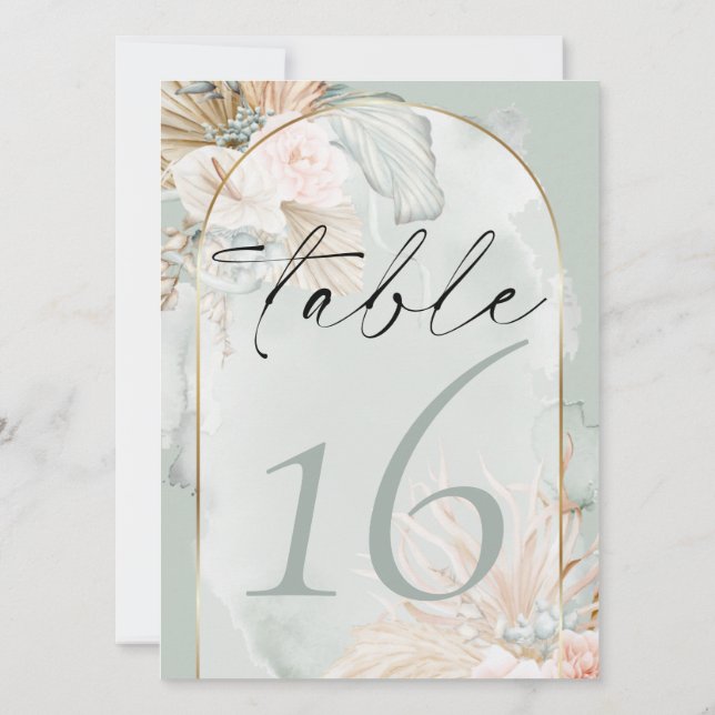 Rustikale Korallenflorale Rose Wasserfarbe Einladung (Rückseite)