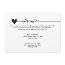 Rustikale Kraft Hochzeitsabdeckung, Herzkalligrafi