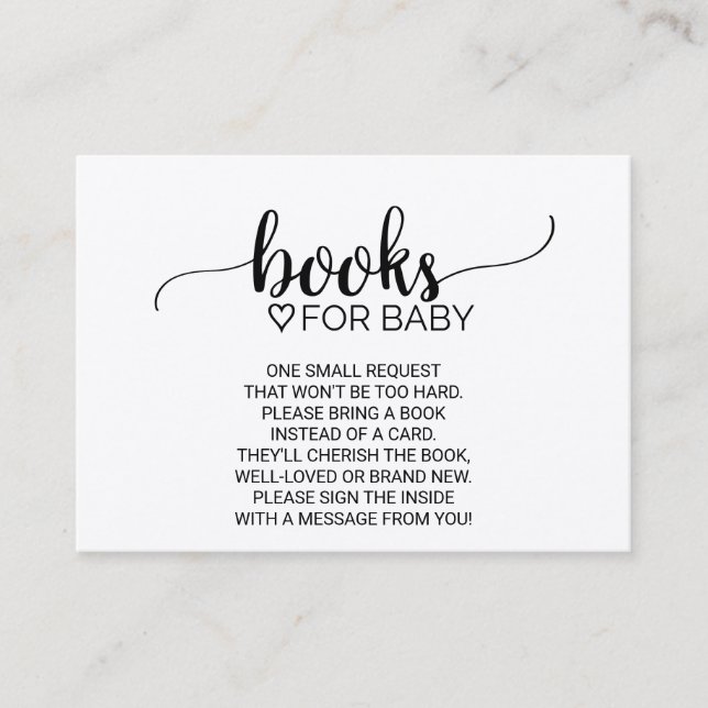 Rustikale Kraft-Kalligrafie-Buchanforderung Begleitkarte (Vorderseite)