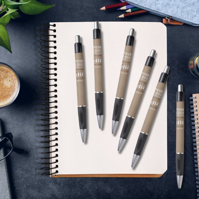 Rustikale Kraft Papier hinzufügen Logo Kugelschreiber (Von Creator hochgeladen)