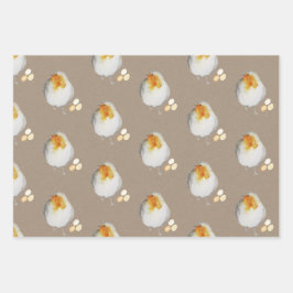 Rustikale Kraft Papier Osterchips Hüfteier