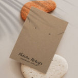 Rustikale Kraft-Schmuck-Erreger<br><div class="desc">Rustikales Kraft Schmuck mit Necklace Display Cards.</div>
