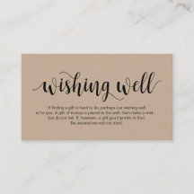 Rustikale Kraft, schwarze Schrift, Hochzeitswünsch