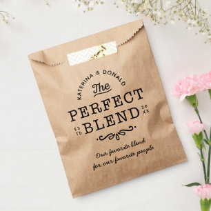 Rustikale Kraft Vintage Perfekte Mischung Favor Geschenktütchen