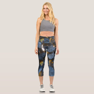 Rustikale kroatische Stone Wall Fotografie Capri Leggings
