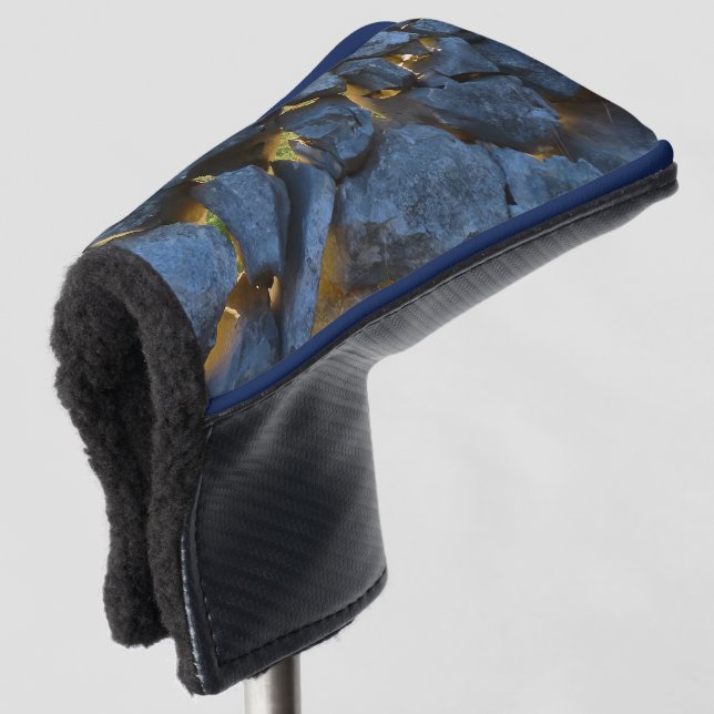 Rustikale kroatische Stone Wall Fotografie Golf Headcover (3/4 Vorderseite)