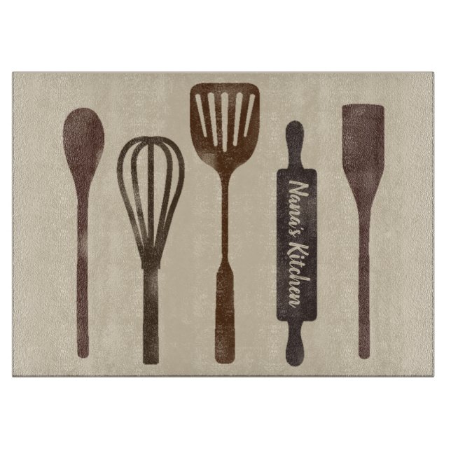 Rustikale Küchenabteilung Schneidebrett (Vorderseite)