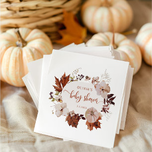 Rustikale Kürbisnapkins Serviette