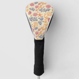 Rustikale Küste - Muscheln, Starfish, Riff (1) Golf Headcover
