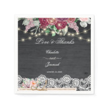 Rustikale Lace Mason Jar String Lights Hochzeit