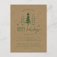 Rustikale Landbaumen Weihnachtsfeierliche Party Ei