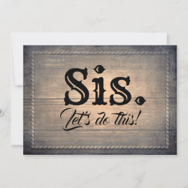 Rustikale Landesübersiedlung / Vorschlag für eine Einladung