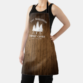 Rustikale Landfamilienhäuser Baumkronen Holzpflast Schürze