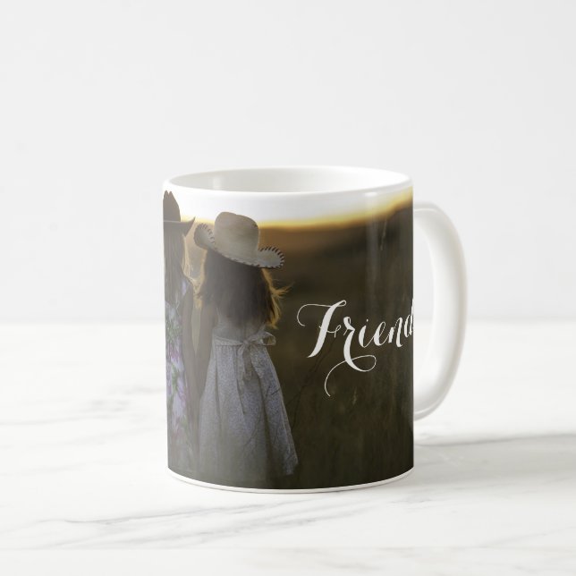 Rustikale Landfreunde Tasse (VorderseiteRechts)