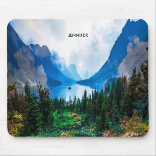 Rustikale Landgebirge Naturfotografie Mousepad