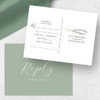 Rustikale Lavender Song Request UAWG Postcard