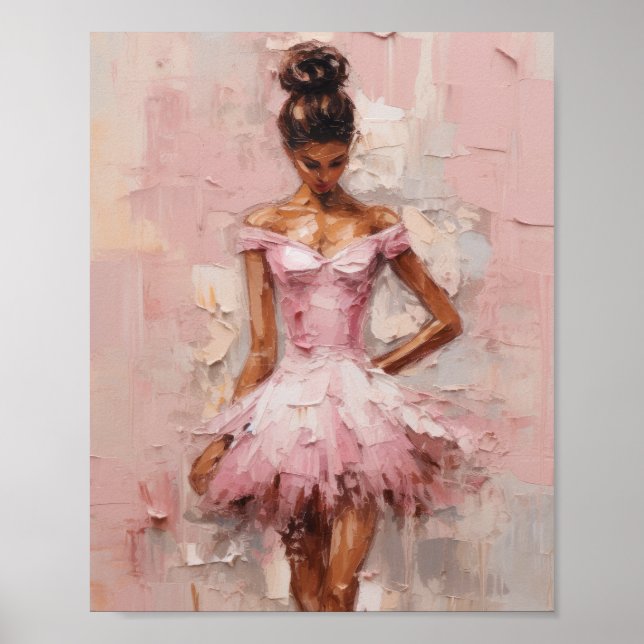 Rustikale Leinwand | Nahes Profilbild | Poster (Vorne)