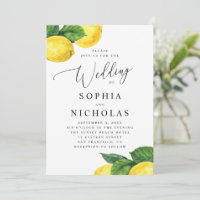 Rustikale Lemon Grove Wedding | Wasserfarbenzitrus