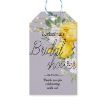 Rustikale Lichter Gelbe Florale Brautparty  
