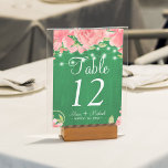 Rustikale Lichter Rosa-Pfingsteine Grüne Hochzeit Tischnummer<br><div class="desc">Rustikale Hochzeitsstiftung mit bearbeitbarem Text mit rustikalen Glanzlichter und großen Rose rosa Peony Blume auf Farn grünem Stallholzhintergrund. Ideal für Ihren Frühlingssommer | Herbstfall | Garten | elegantes rustikales Land | Hochzeit im Garten im Freien.</div>