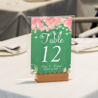 Rustikale Lichter Rosa-Pfingsteine Grüne Hochzeit