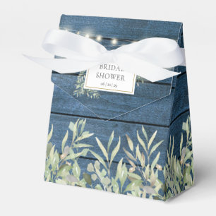 Rustikale Lichterketten-Grüner Braut-Show Geschenkschachtel