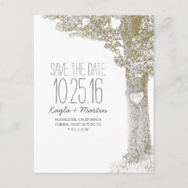 Rustikale Liebe Land Save the Date Postkarten
