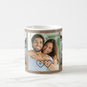 Rustikale Liebesgeschichte Foto Paar Romantisches Kaffeetasse