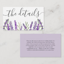 Rustikale Lila Lavendel-Hochzeitdetails