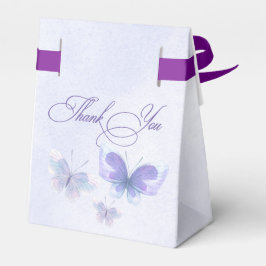 Rustikale Lila Lilac Butterflies Babydusche Geschenkschachtel