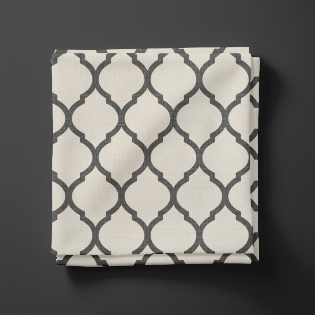 Rustikale Linen Beige und graumarokkanische Quarzf Stoff (Von Creator hochgeladen)