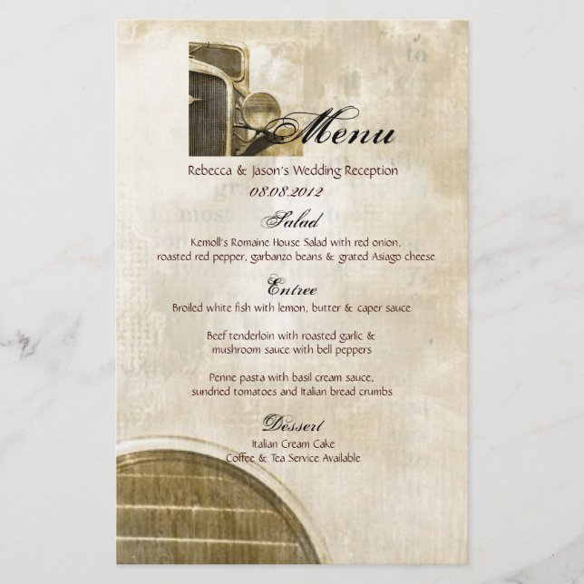 Rustikale LKW-Western Landverheiratung (Vorderseite)