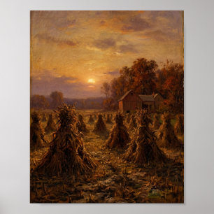 Rustikale Maisernte II Poster
