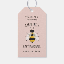 Rustikale Mama to Bee Baby Girl Duwer Gefallen Ges Geschenkanhänger