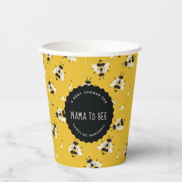 Rustikale Mama to Bee Baby Shower Paper Cup Pappbecher