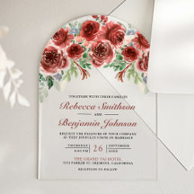 Rustikale Marsala-Blumenhochzeit