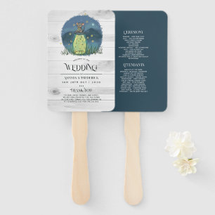 Rustikale Maus Firefly Mason Jar Fächer