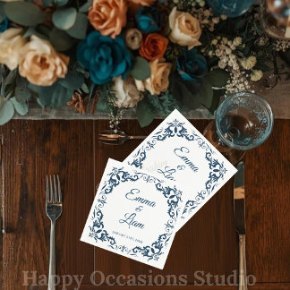 Rustikale mexikanische Hochzeitstücher Serviette