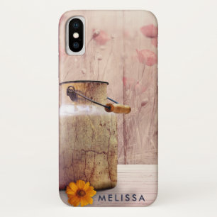 Rustikale Milch kann auf Holz landen Case-Mate iPhone Hülle