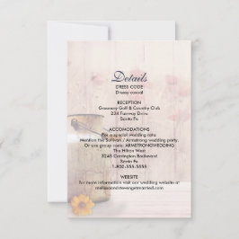 Rustikale Milch kann Ländereien Hochzeiten Angaben Einladung