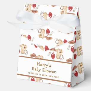 Rustikale Minimalistisch Boho Western Cowboy Babyd Geschenkschachtel