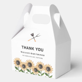 Rustikale Moderne GRILLEN Sonnenblume Babydusche Geschenkschachtel