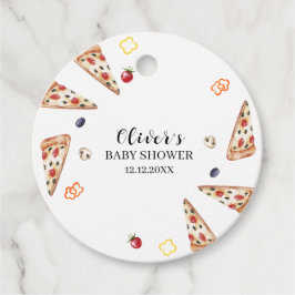 Rustikale moderne italienische Slice Pizza Baby Du Geschenkanhänger